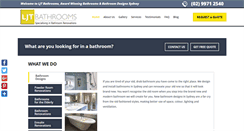 Desktop Screenshot of ljtbathrooms.com.au