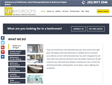 Tablet Screenshot of ljtbathrooms.com.au